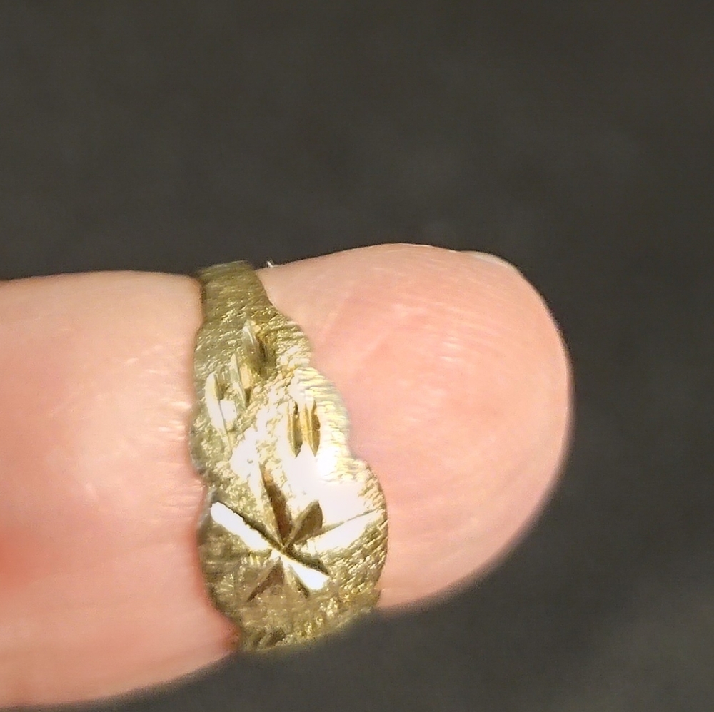 Gold Plated Baby Ring